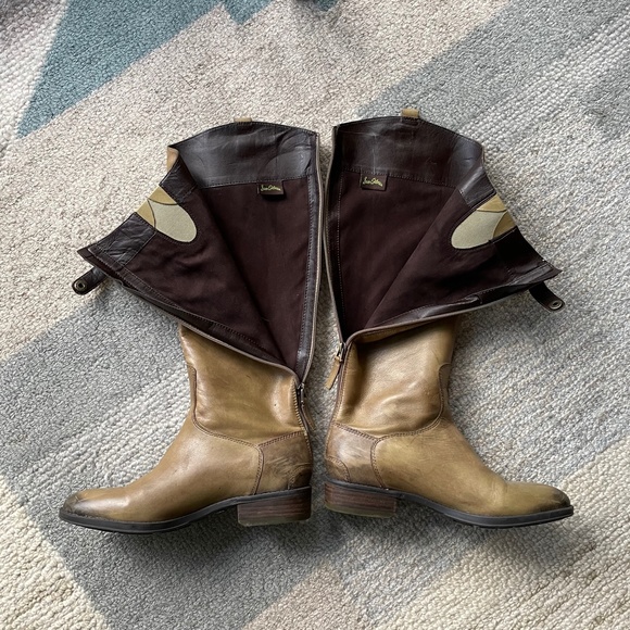 Sam Edelman Penny Leather Riding Boot Olive 7.5 - Picture 5 of 8